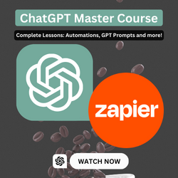 ChatGPT Master Class Advertisement.